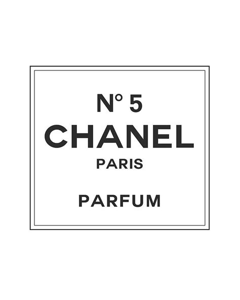 chanel no 5 perfume label